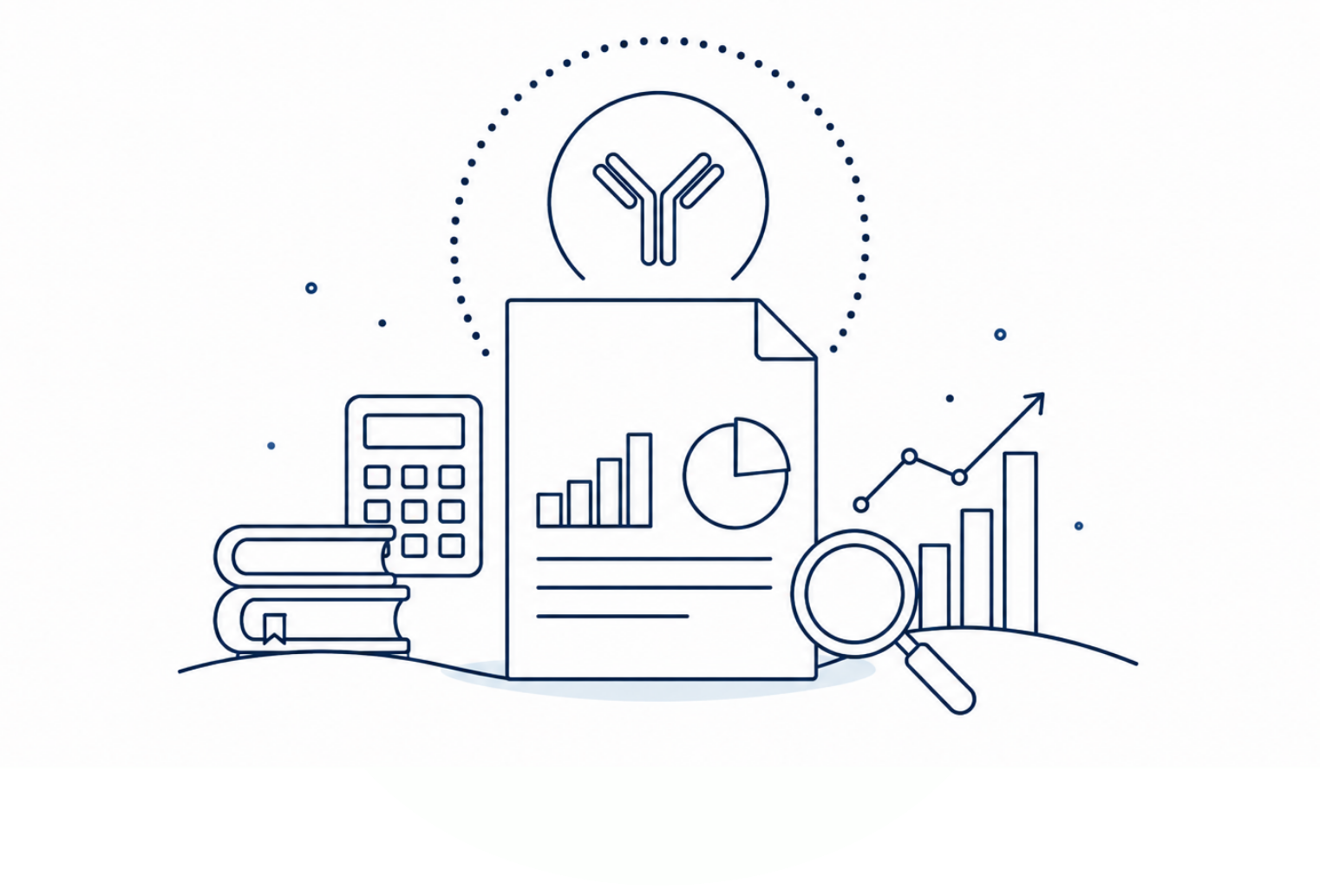 Report icon Illustration of a report