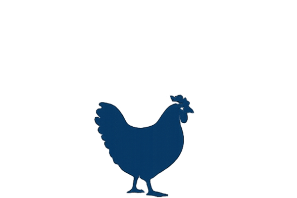 Chicken-shaped icon